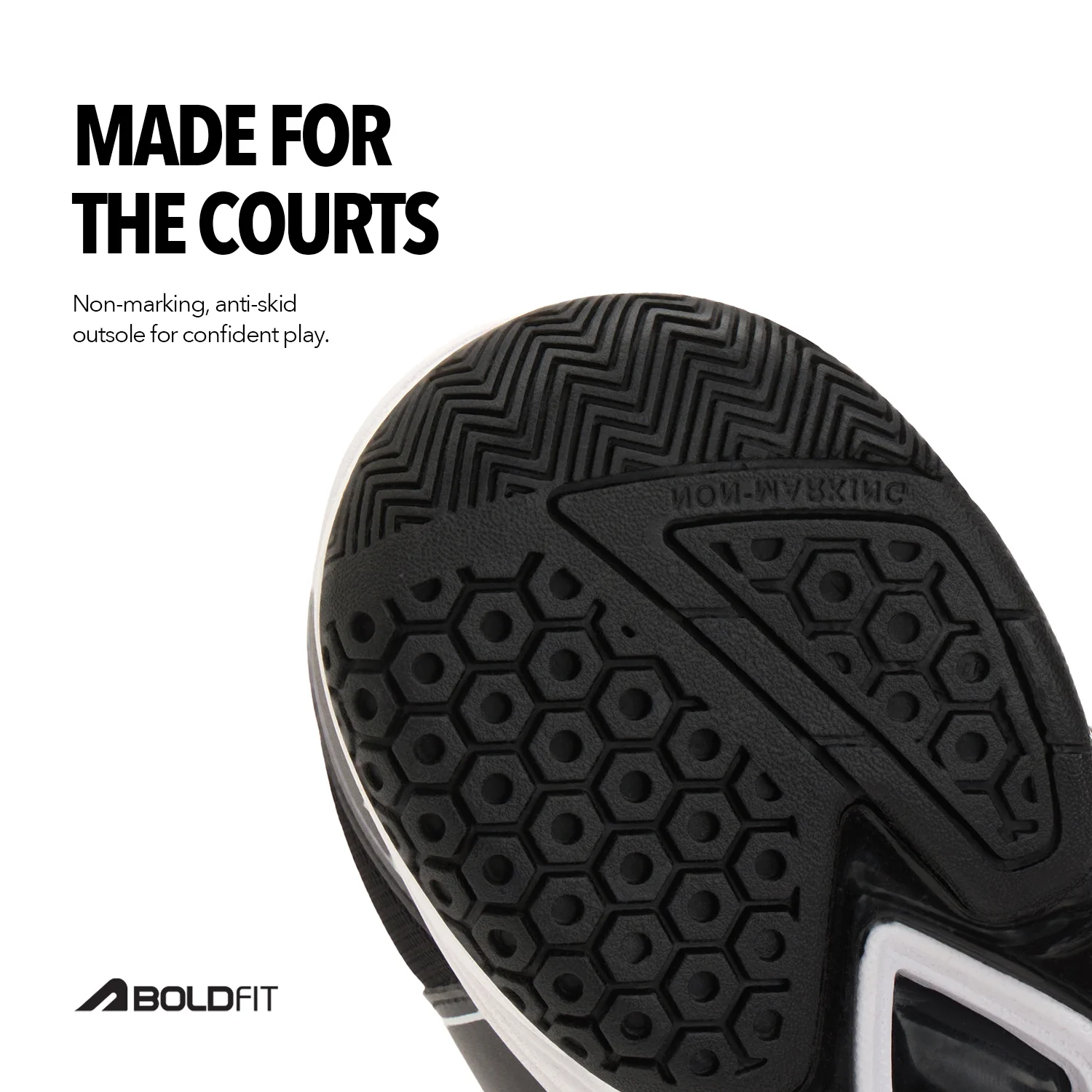 Archer Badminton Shoes - Black/White - Image 5