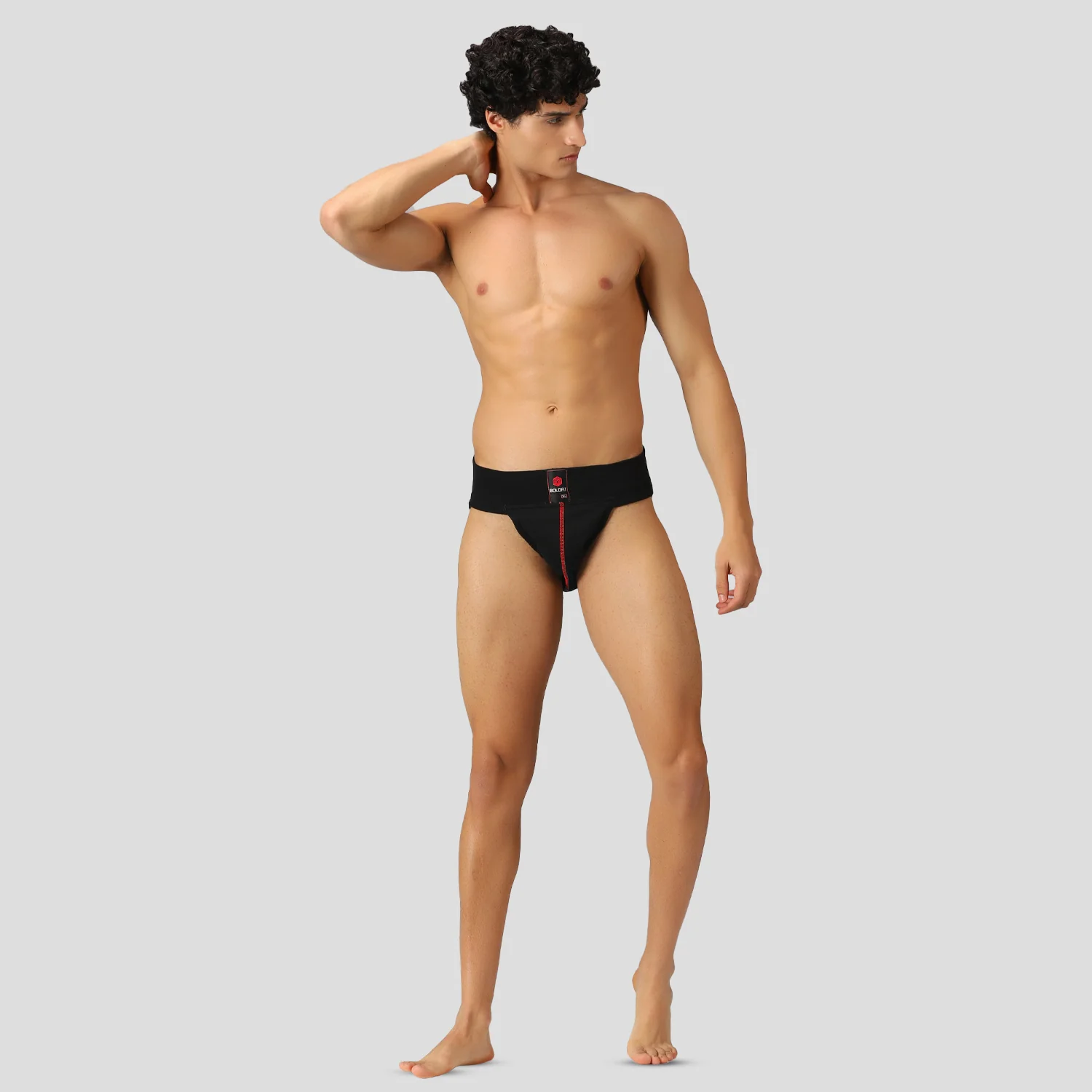 Mens Gym Supporter - Red - Image 5