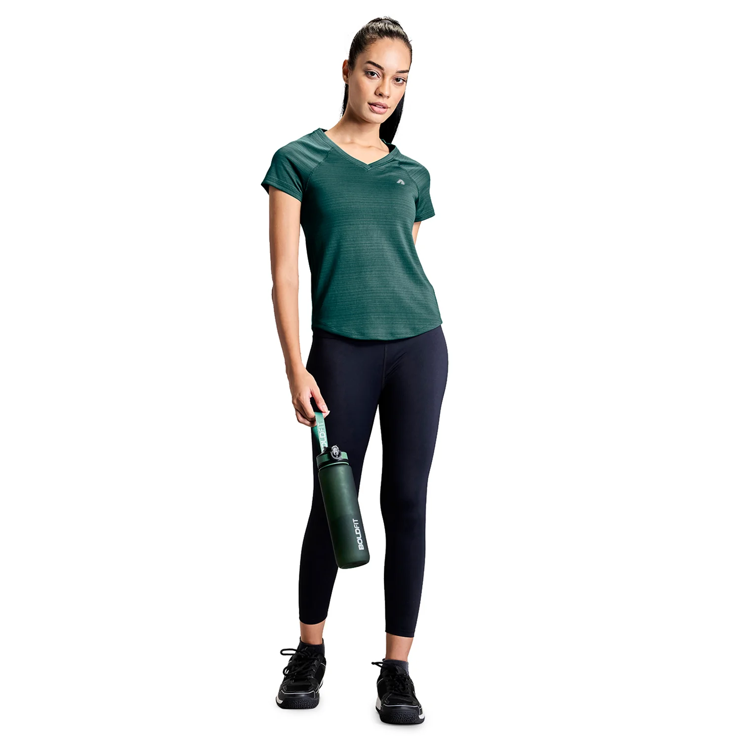 High Power Womens Tee - Green - Image 7