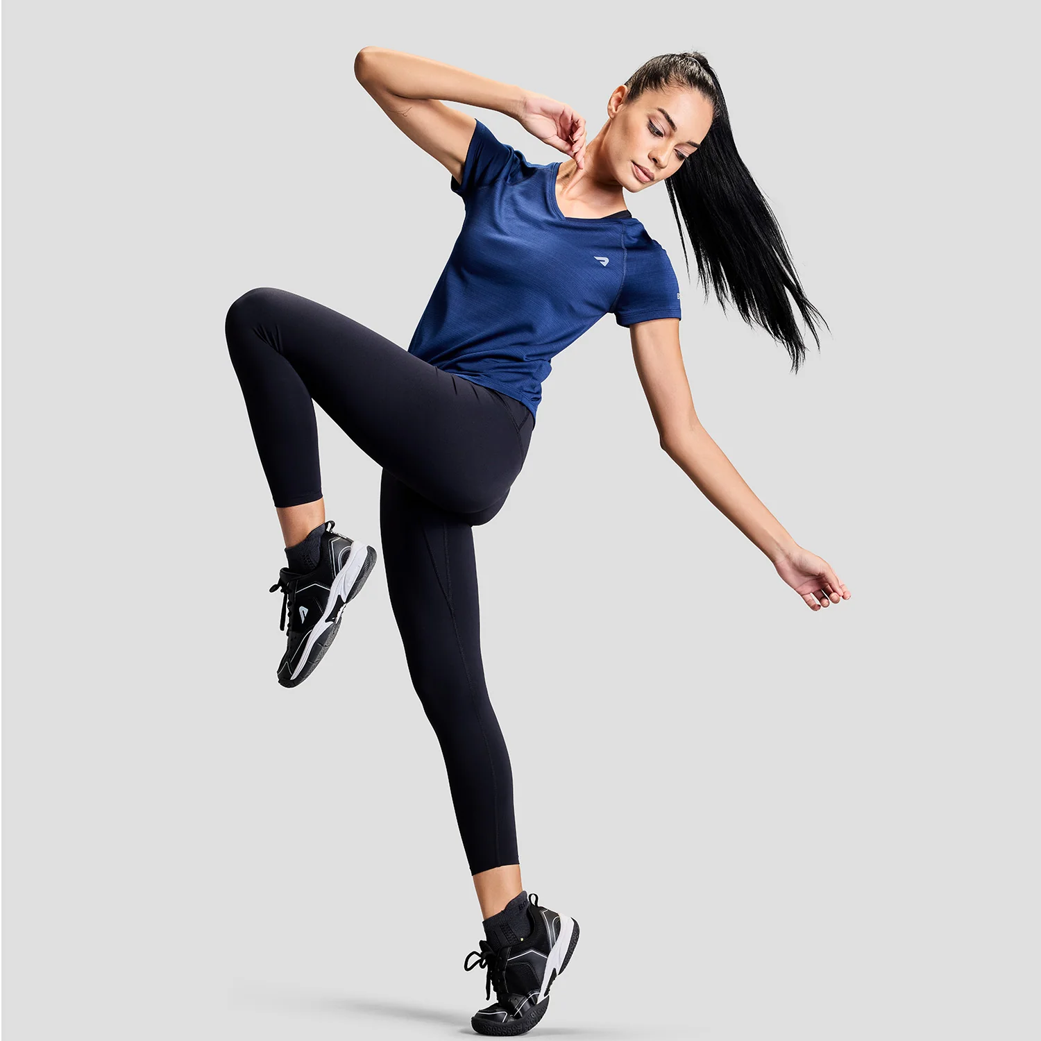 High Power Womens Tee - Navy - Image 6