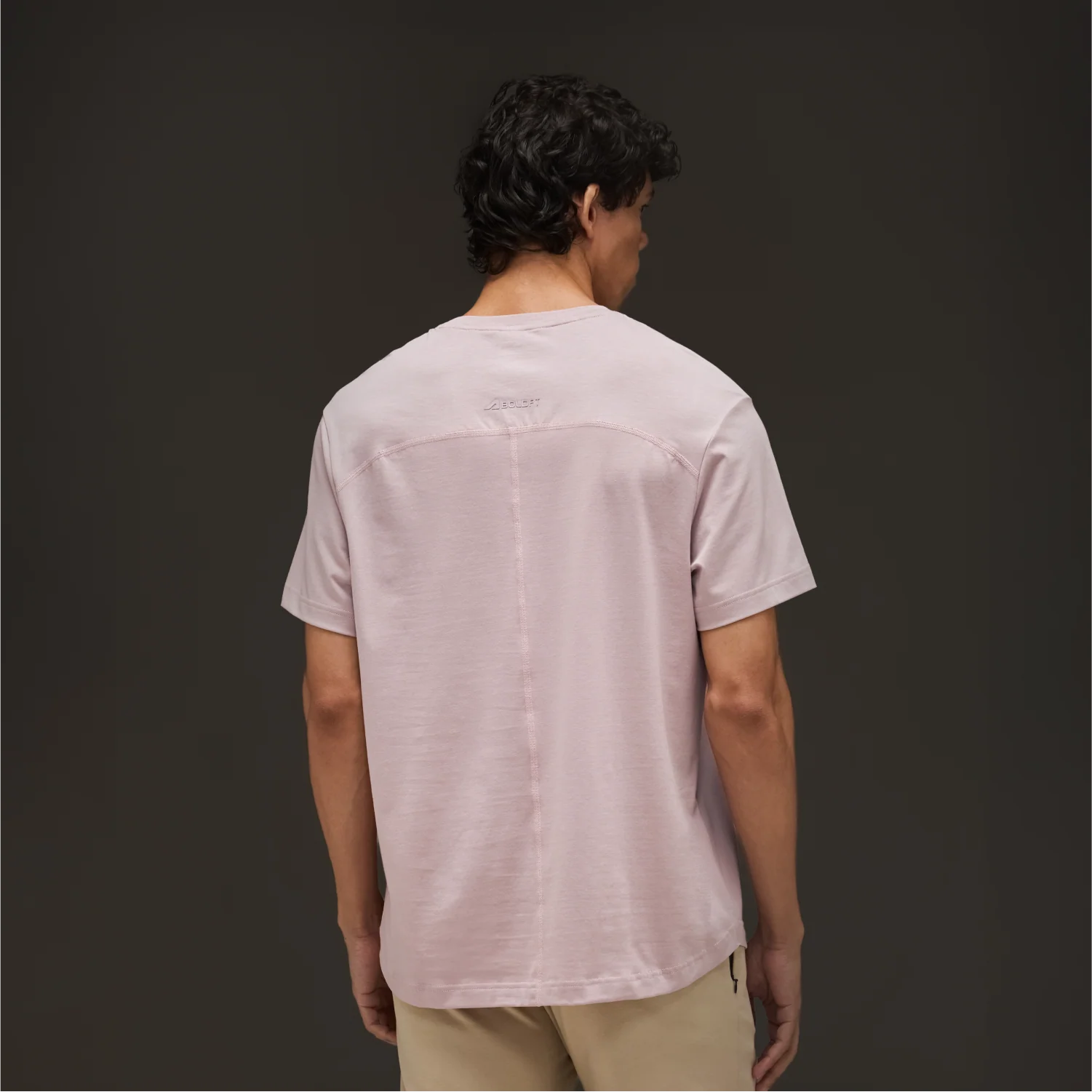 Essential Cotton T-Shirt Soft Pink - Image 4