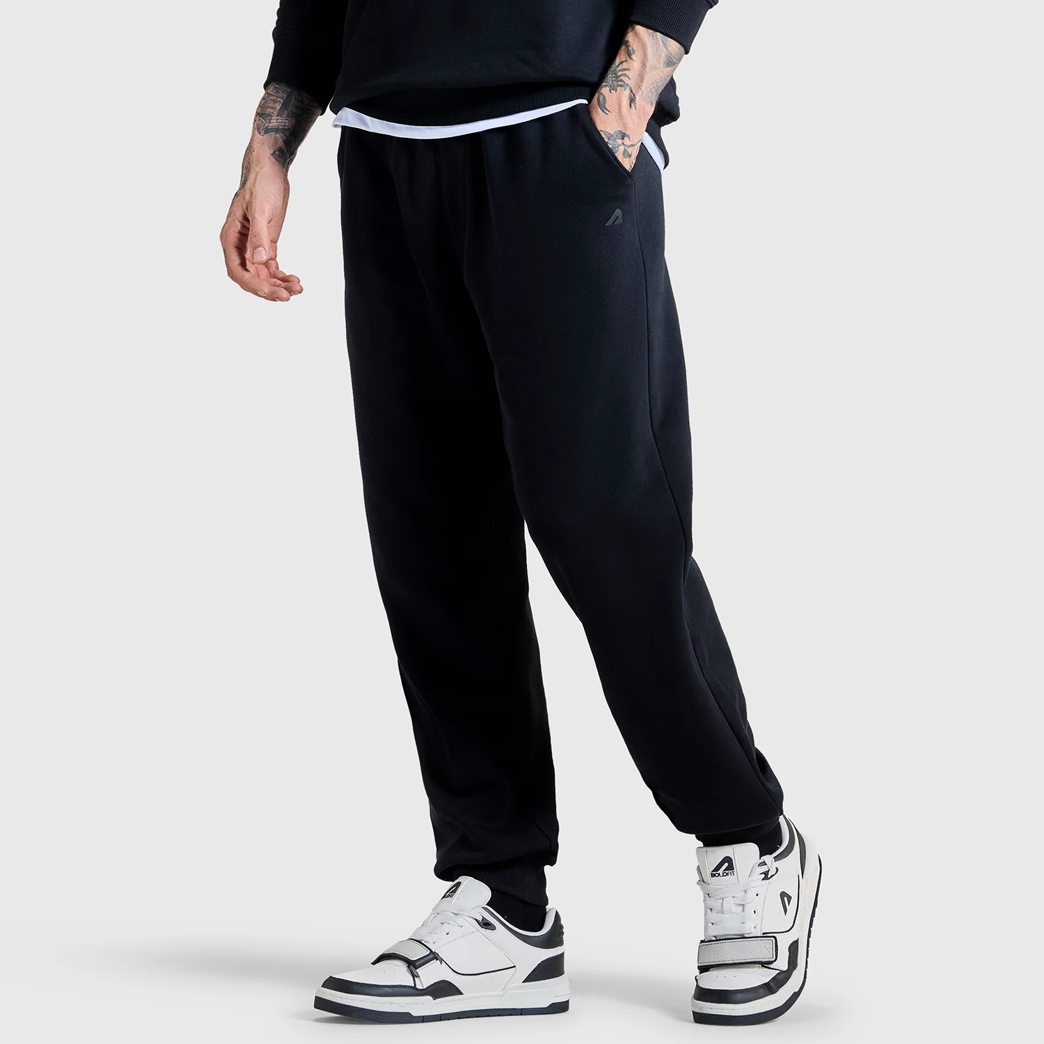 Men Jet Black Jogger - Image 4