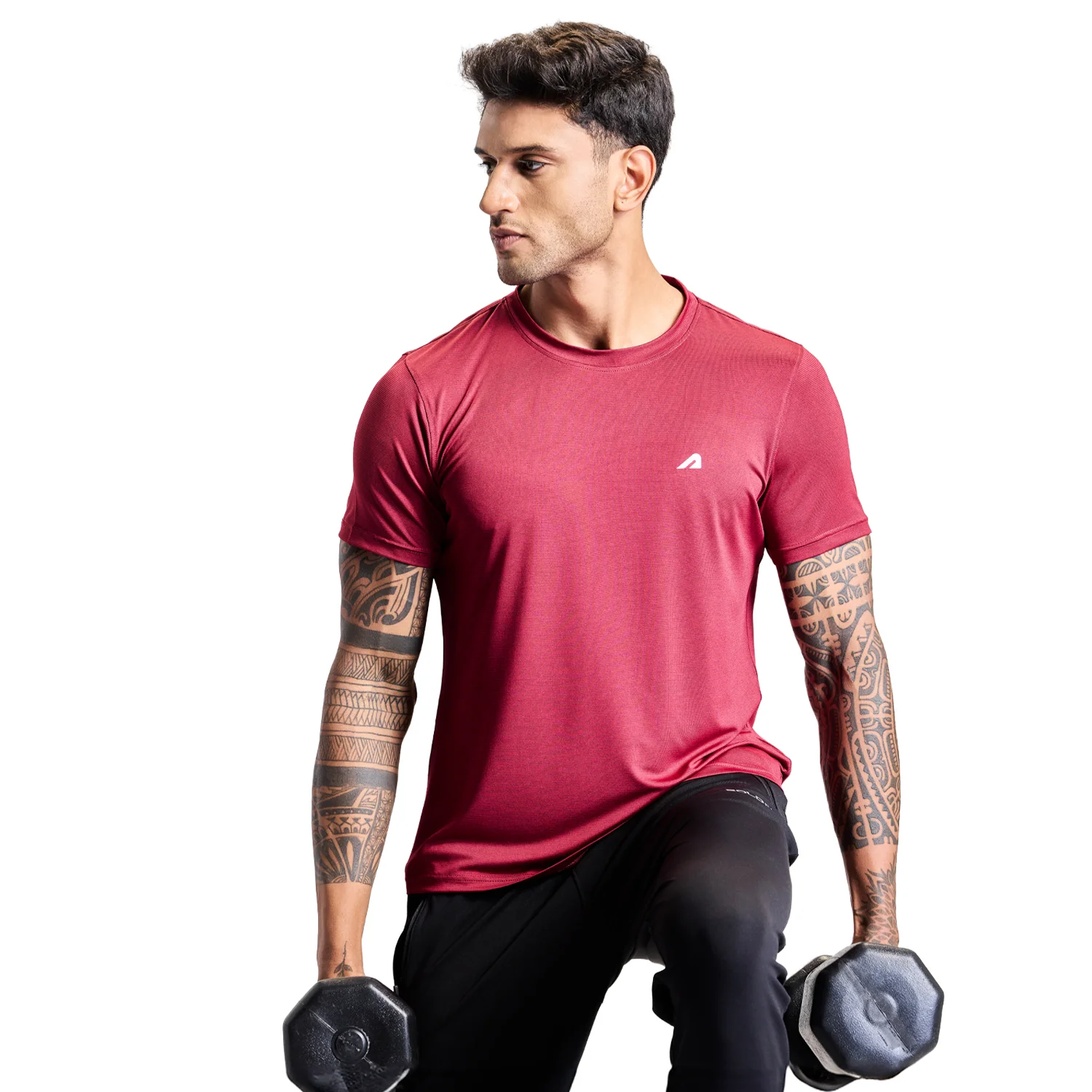 Core Tee Mens Active Tee - Red - Image 3