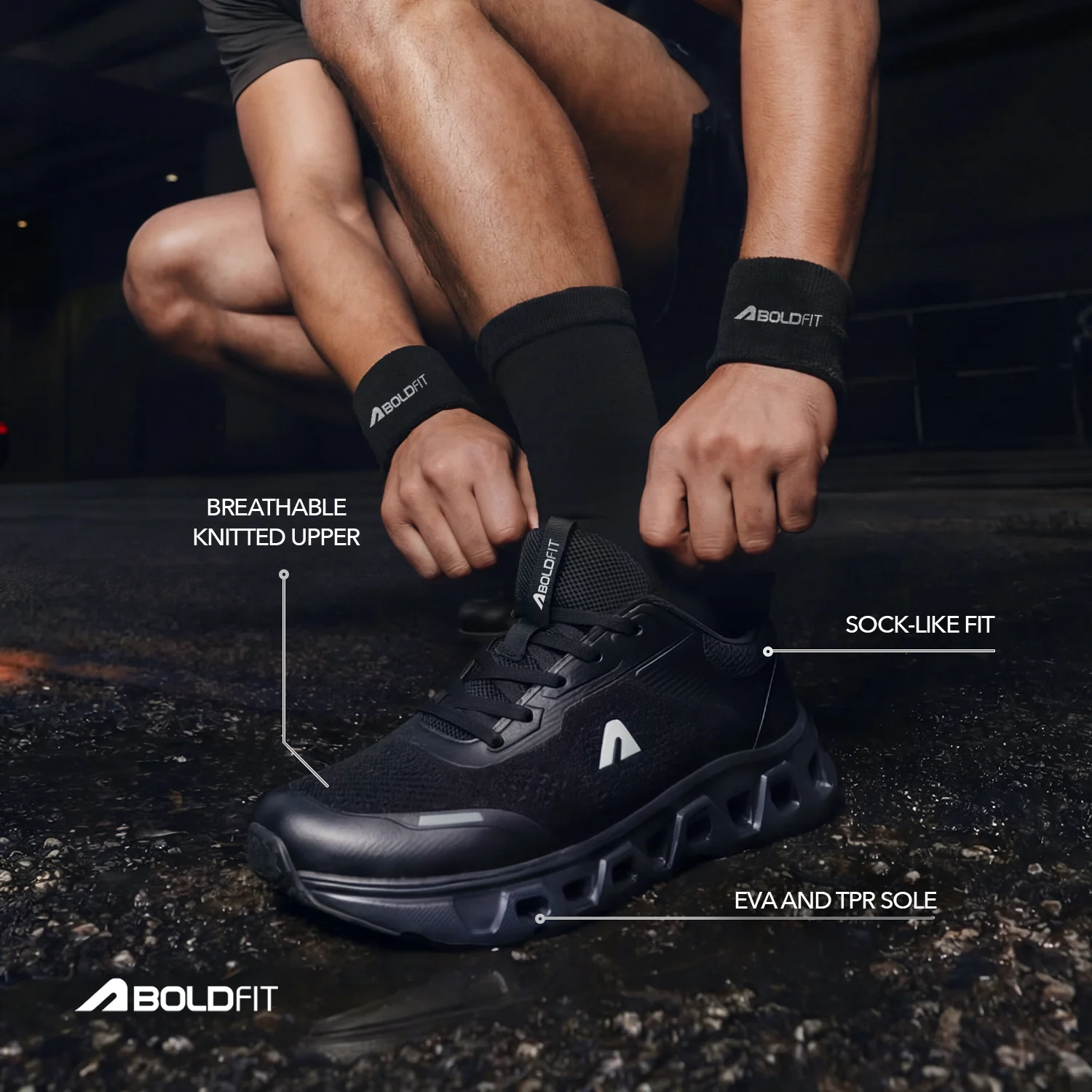 Airframe Men Shoes - Black - Image 3