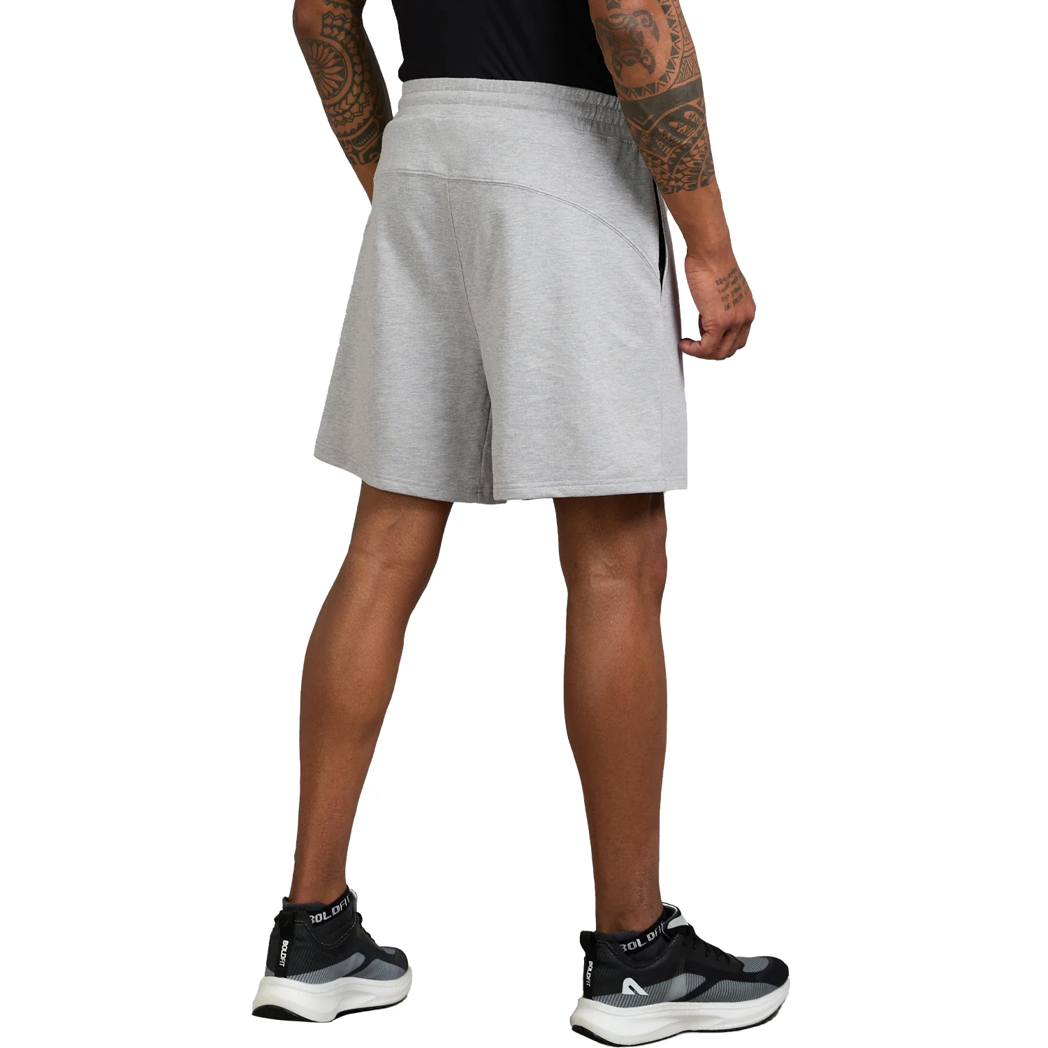 Horizon Shorts for Men - Grey Melange - Image 3