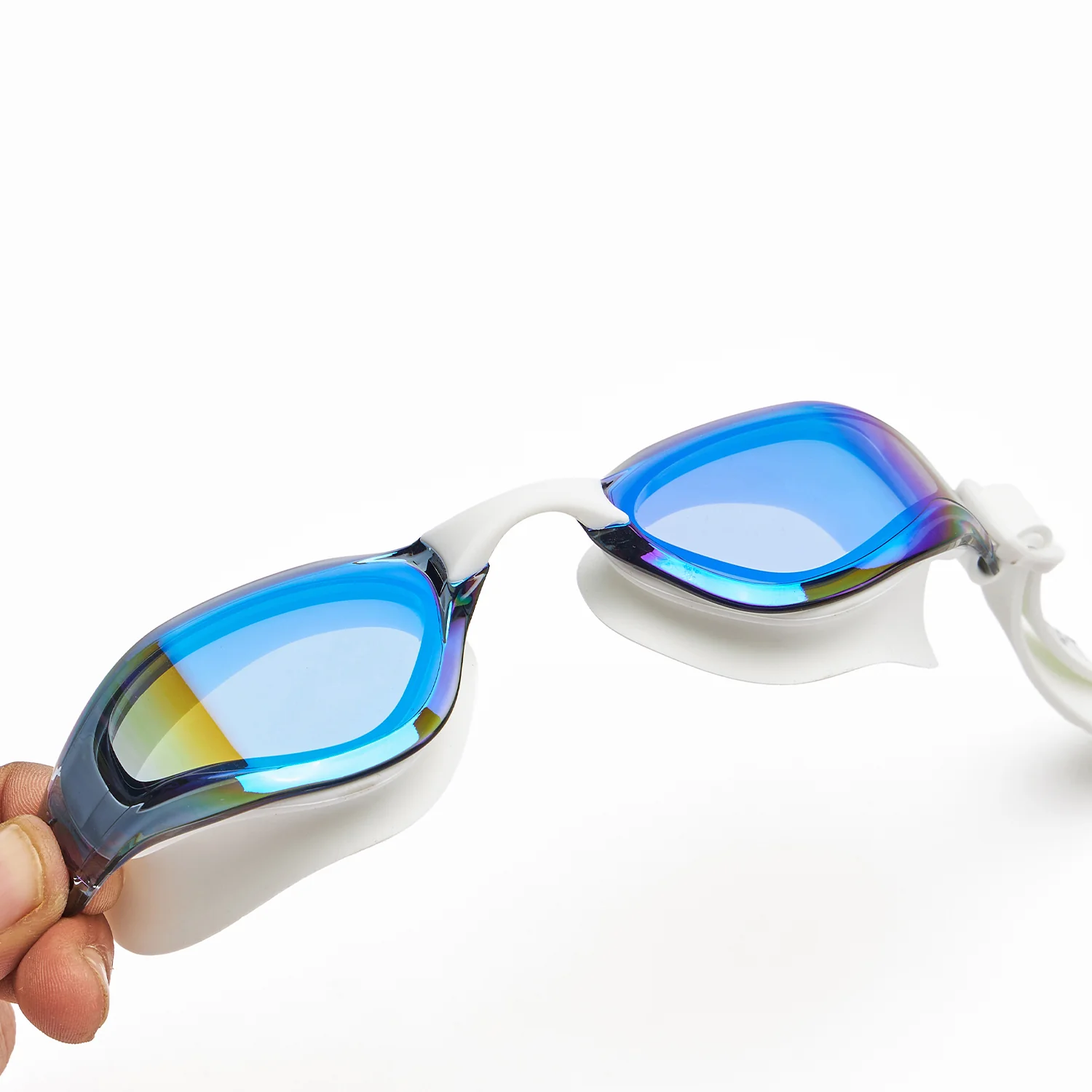 Boldfit Swimming Goggles - LWhite blue - Image 3