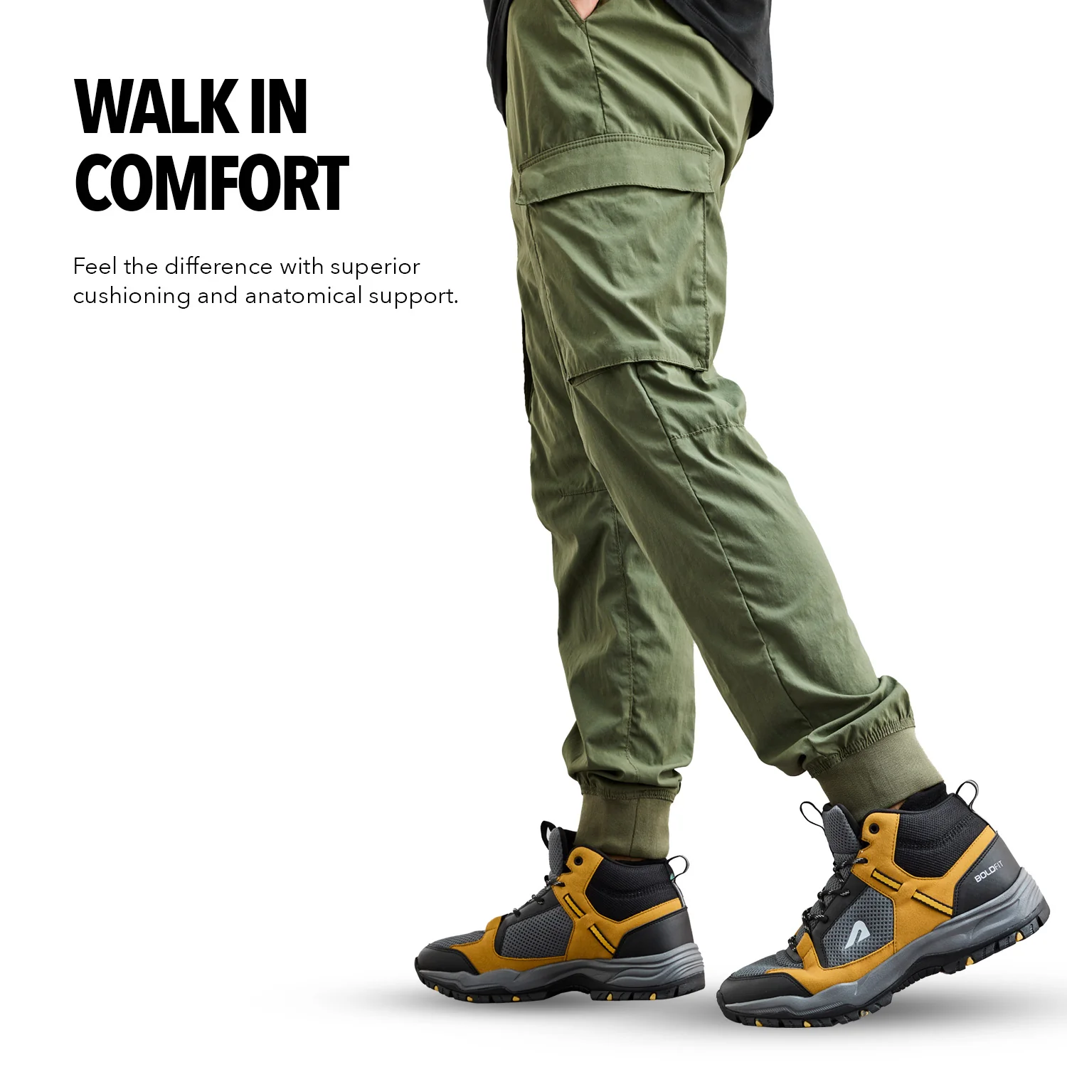 Trail King Hiking Shoes - Yellow - Image 4