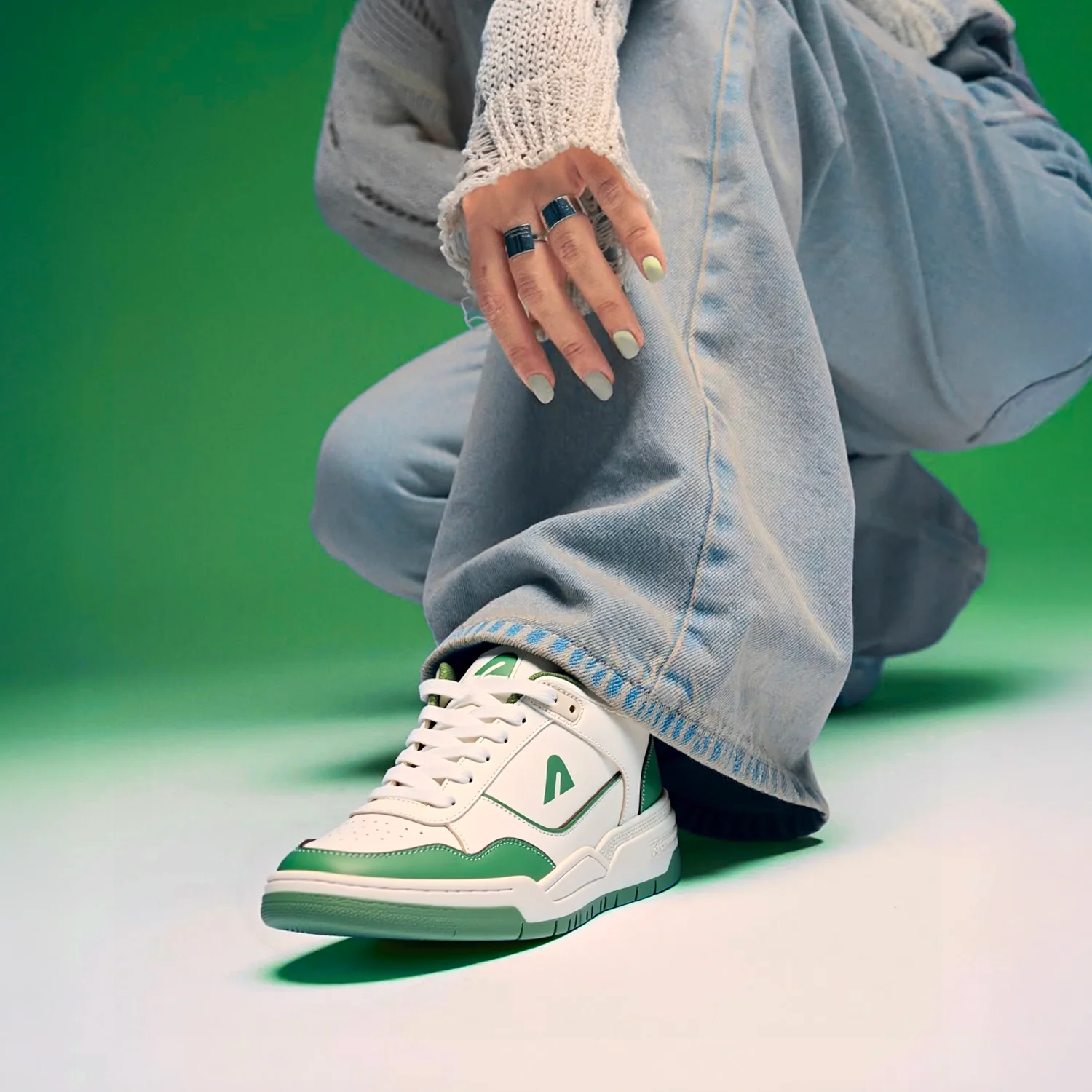 DRIPWAVE  MATCHA GREEN WOMEN'S SNEAKER - Image 9