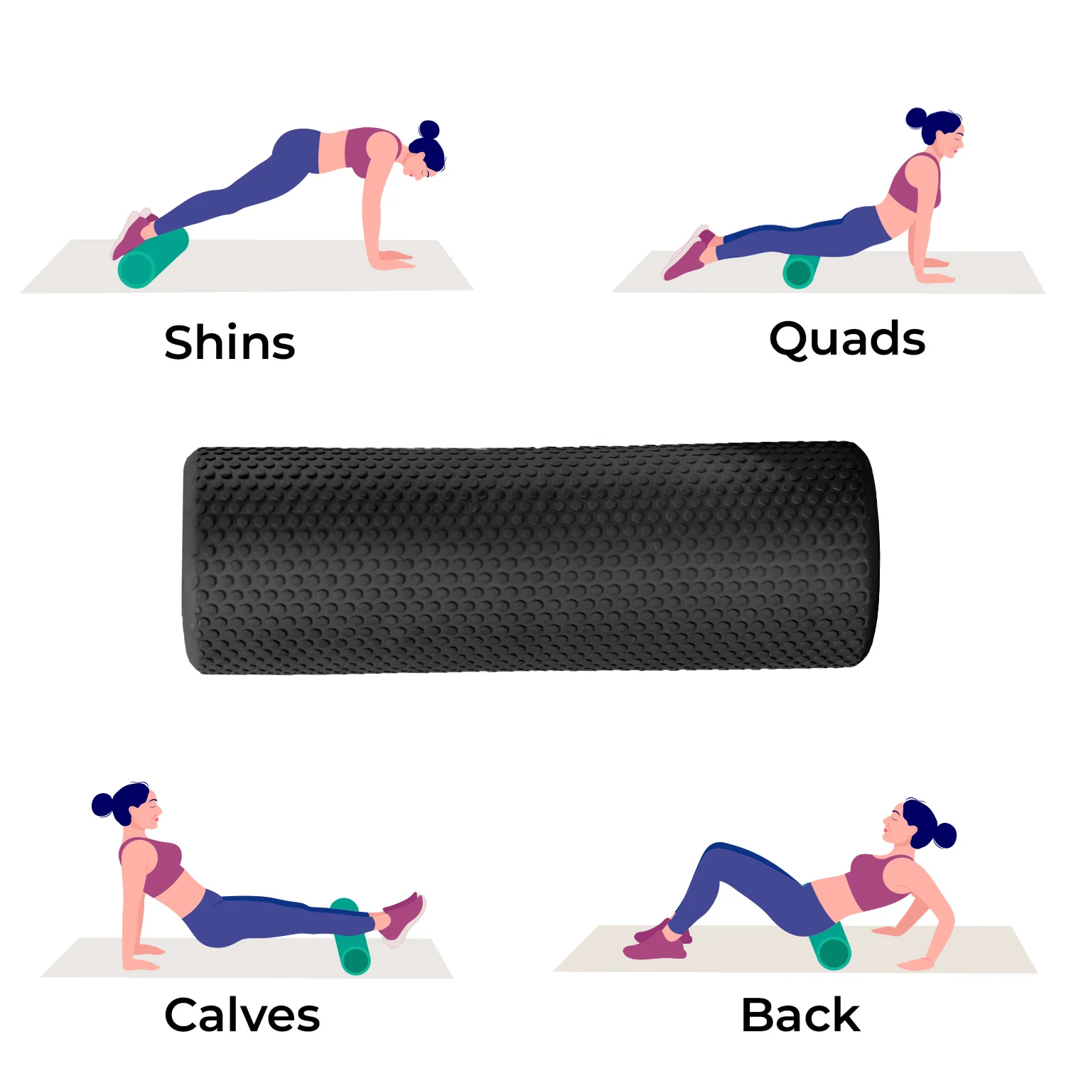 Foam Roller -Dotted For Deep Tissue Massage - Image 9