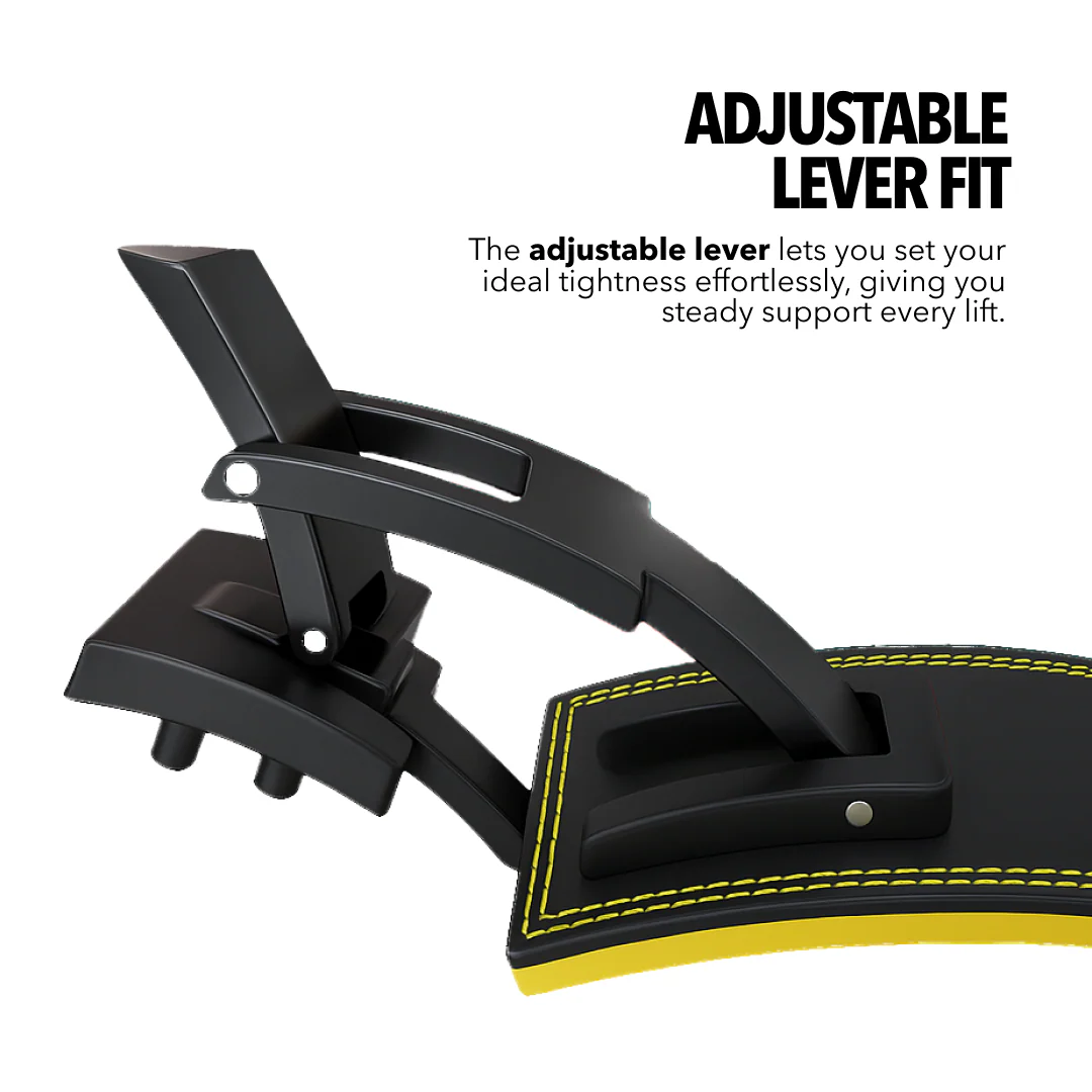 LEVER LOCK Buckle Powerlifting Belt - Image 4