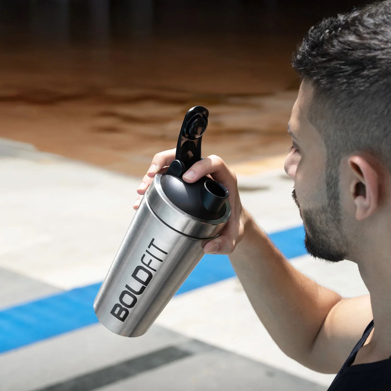 Steel Shaker Bottles for Gym 700ml - Image 6