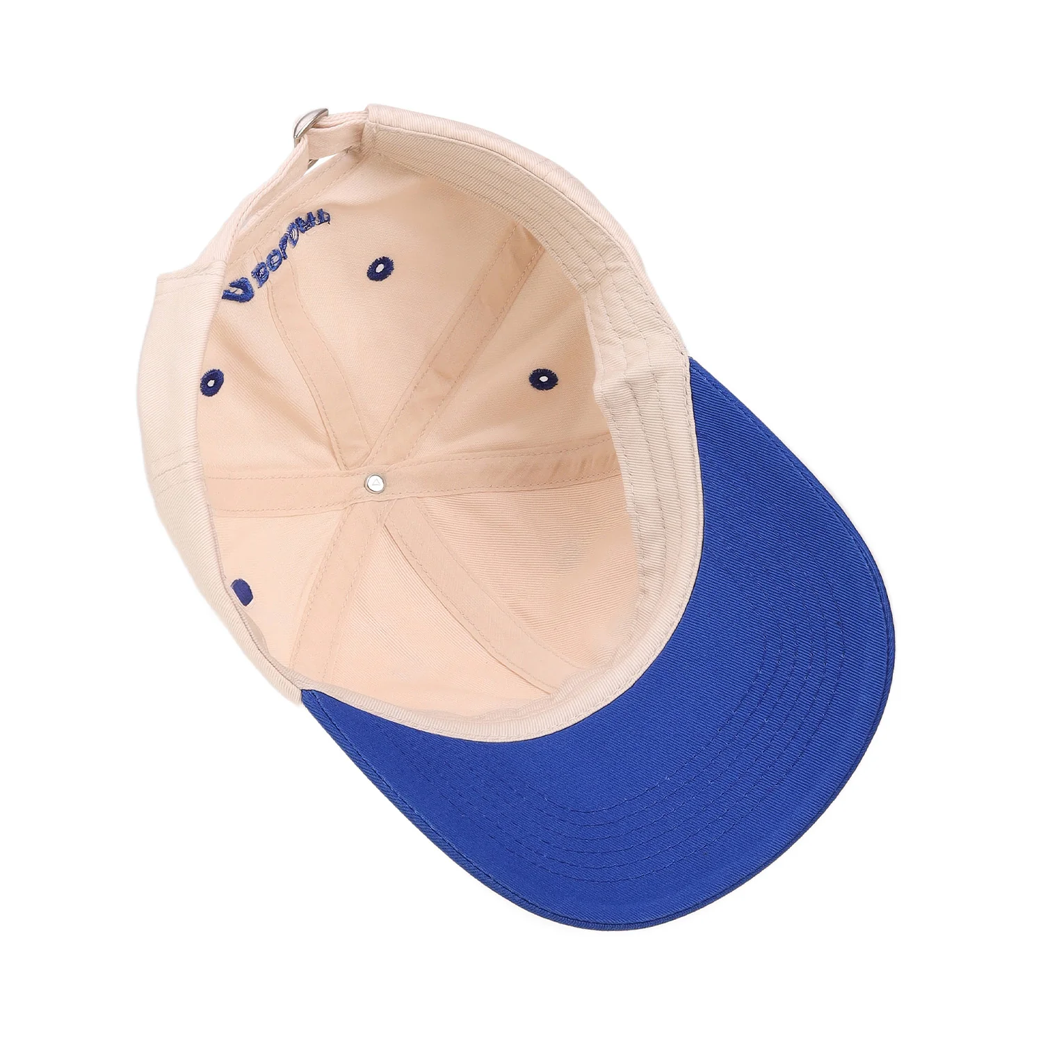 Washed Caps  White Blue  For The Long Run - Image 3