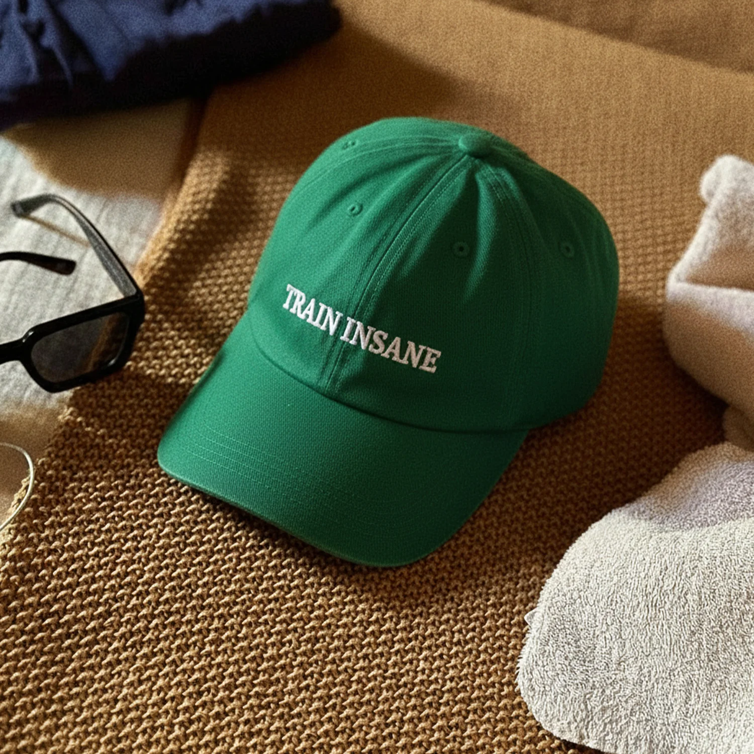 Washed Caps -  Green (Train Insane ) - Image 6